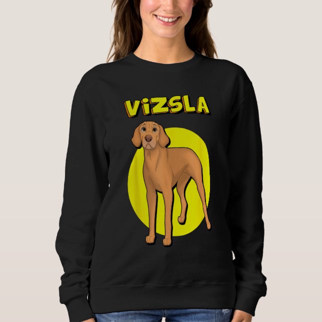 Sweatshirt Cute Vizsla (Devant)
