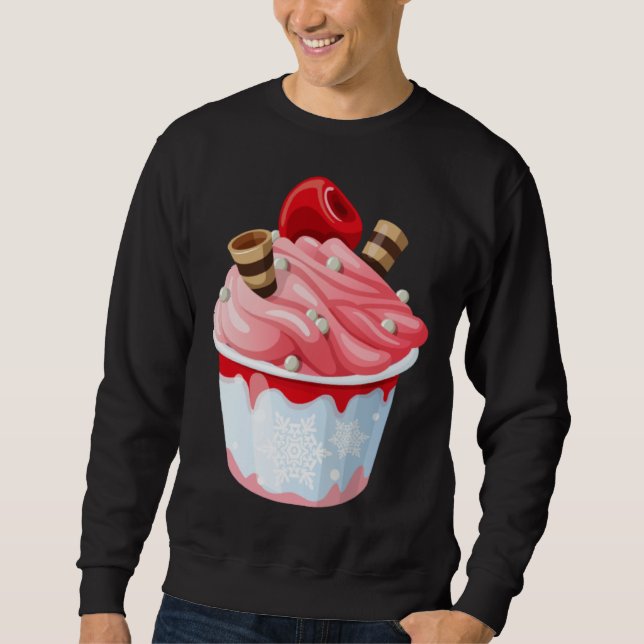 Sweatshirt Cute  with  Motif Ice Cream (Devant)