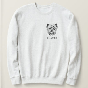 Sweatshirt Cute Yorkie personnalisée