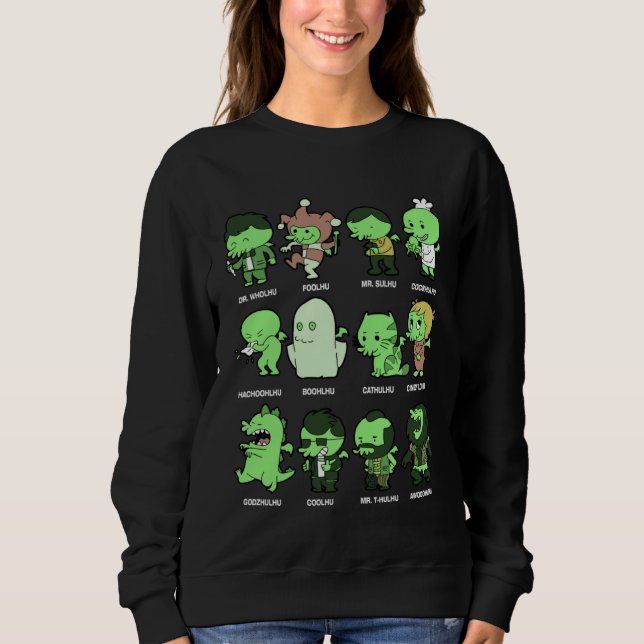 Sweatshirt Cutes Cthulhus Mythos Cosplay Artwork (Devant)