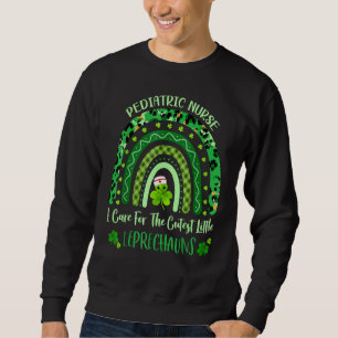 Sweatshirt Cutest Little Leprechaun Infirmière pédiatrique St