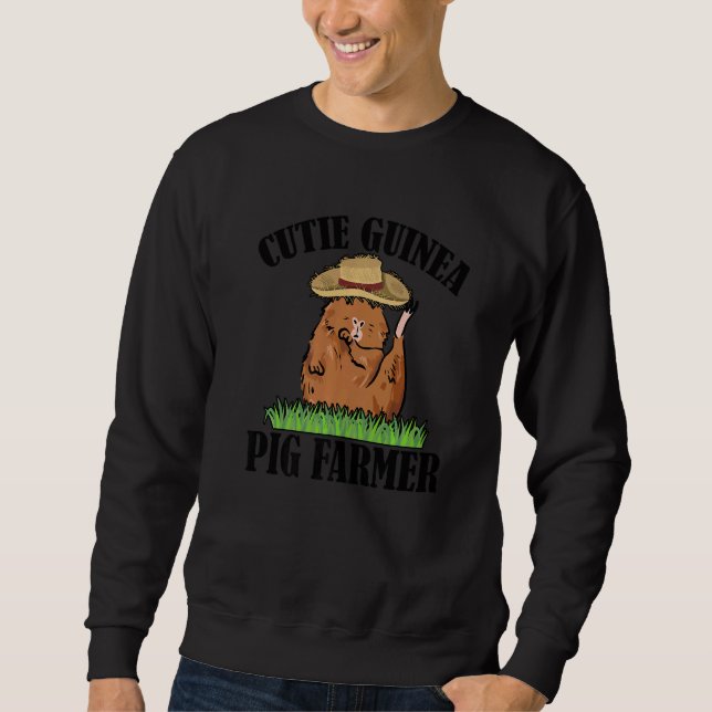 Sweatshirt Cutie Guinea Pig Farmer Pig Owner Animals Cavy Pet (Devant)