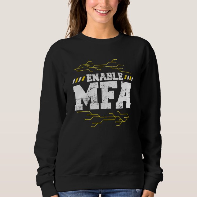 Sweatshirt Cybersécurité Cyber Sécurité MFA Pirate Testeur de (Devant)