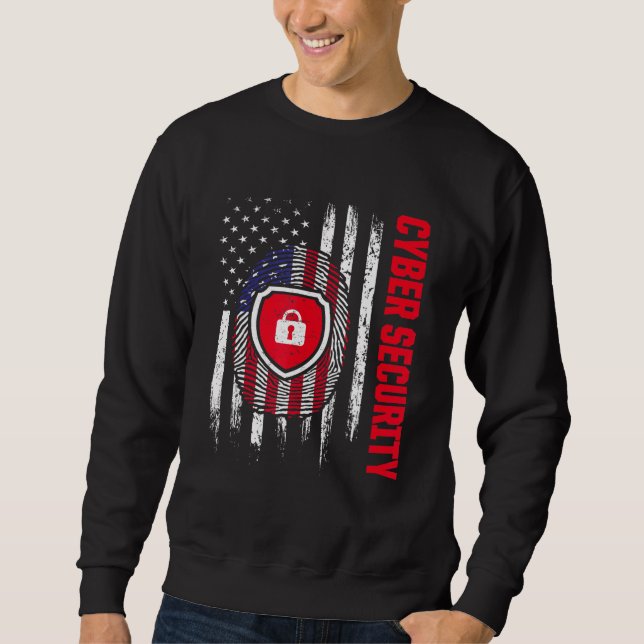 Sweatshirt Cybersécurité IT Analyst Certified Tech Security 1 (Devant)