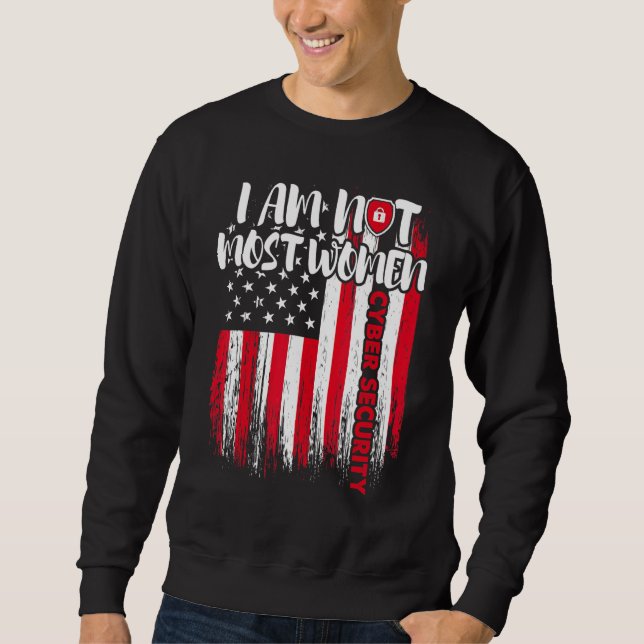 Sweatshirt Cybersécurité IT Analyst Certified Tech Security 1 (Devant)