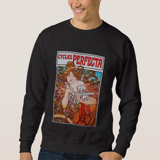 Sweatshirt Cycles Perfecta, Mucha (Devant)
