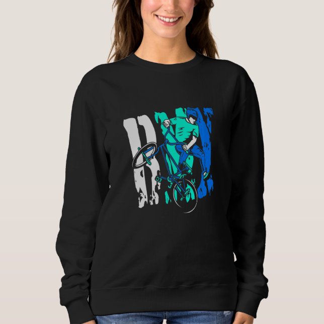 Sweatshirt Cyclisme de Dirt BMX Bicycle  1 (Devant)