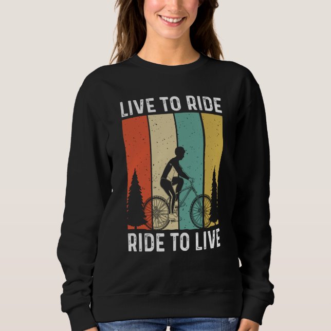 Sweatshirt Cyclisme et cyclotourisme  100 (Devant)