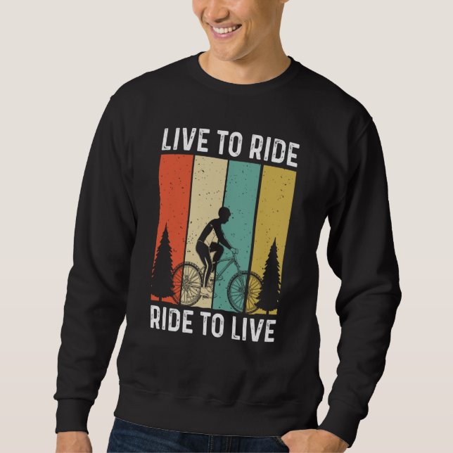 Sweatshirt Cyclisme et cyclotourisme  100 (Devant)