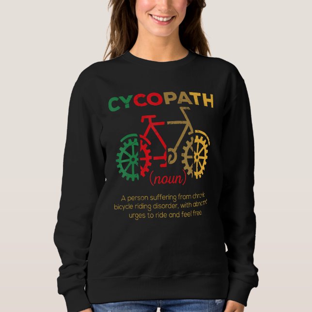 Sweatshirt Cycopath cycliste cycliste cycliste cycliste (Devant)