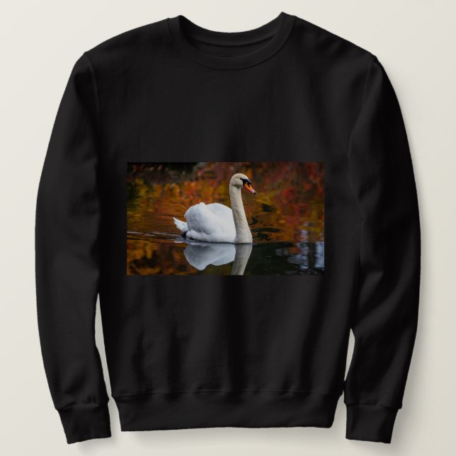 Sweatshirt Cygne élégant (Design devant)