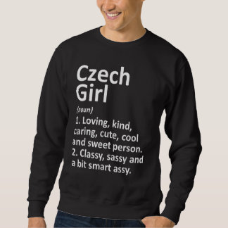 Sweatshirt CZECH GIRL CZECH REPUBLIC   Country Roots Descent