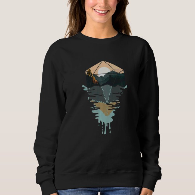 Sweatshirt D20 Rpg Dice Master Of Dungeons Warrior Dragon (Devant)
