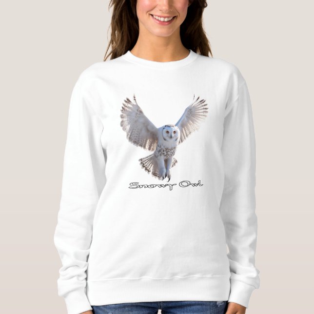 Sweatshirt D sweat-shirt Chouette Harfang (Devant)