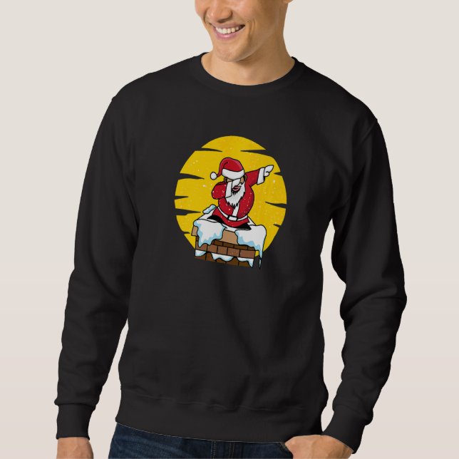 Sweatshirt Dab Santa Claus Christmas Eve Xmas Party (Devant)