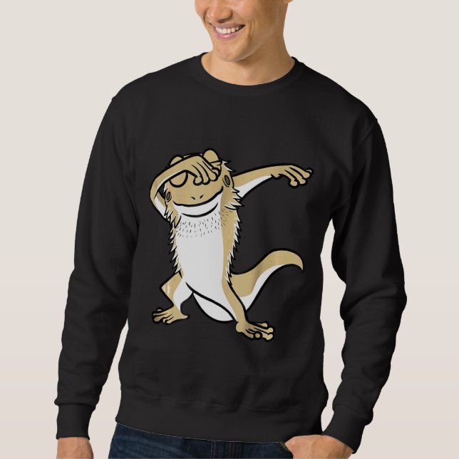Sweatshirt Dabbing Bearded Dragon Dab Dance  Animal (Devant)