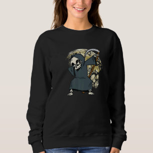 Sweatshirt Dabbing Grim Reaper Halloween Costume Dab Horreur 