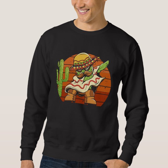 Sweatshirt Dabbing Mexican Fiesta Cinco de Mayo Festival Cele (Devant)