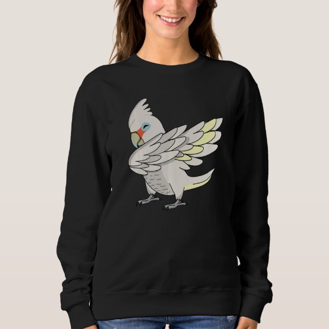 Sweatshirt Dabbing Parrot I Goffins Cockatoo (Devant)