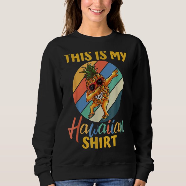 Sweatshirt Dabbing Pineapple Femmes Hommes Garçons Filles C'E (Devant)