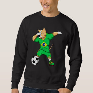 Sweatshirt Dabbing Pitbull Brésil Fans de football Jersey Bra