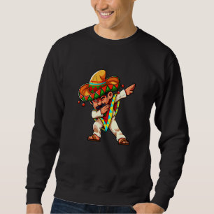 Sweatshirt Dabbing Poncho Cinco De Mayo Festival Mexicain Som