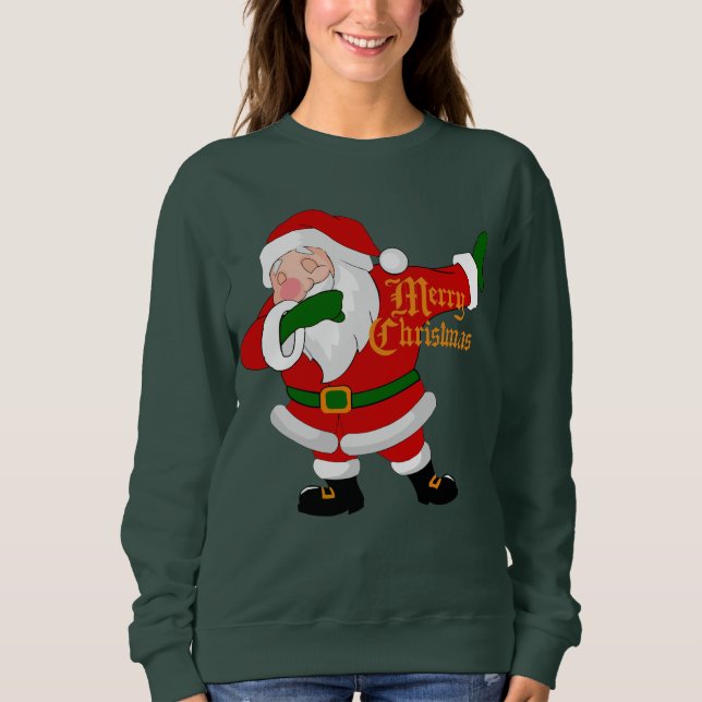 Sweatshirt dabbing santa claus (Devant)