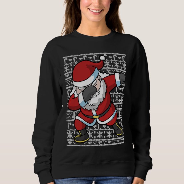 Sweatshirt Dabbing Santa Claus Christmas Dab Men Women Boys K (Devant)