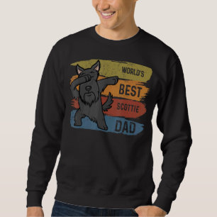 Sweatshirt Dabbing Scottish Terrier Papa Dab Pour Enfants Hom