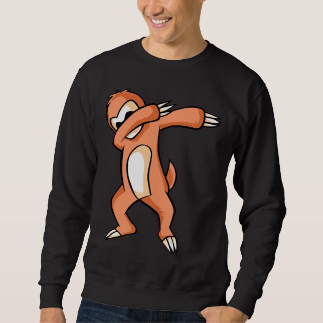 Sweatshirt Dabbing Sloth 104 (Devant)