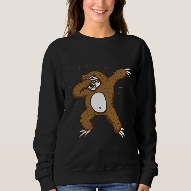 Sweatshirt Dabbing Sloth 105 (Devant)