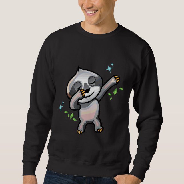 Sweatshirt Dabbing Sloth 65 (Devant)