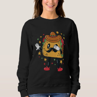 Sweatshirt Dabbing Taco Character