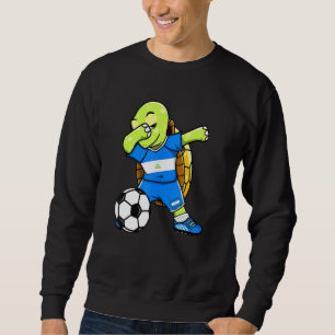 Sweatshirt Dabbing Turtle Nicaragua Fans de football Jersey D
