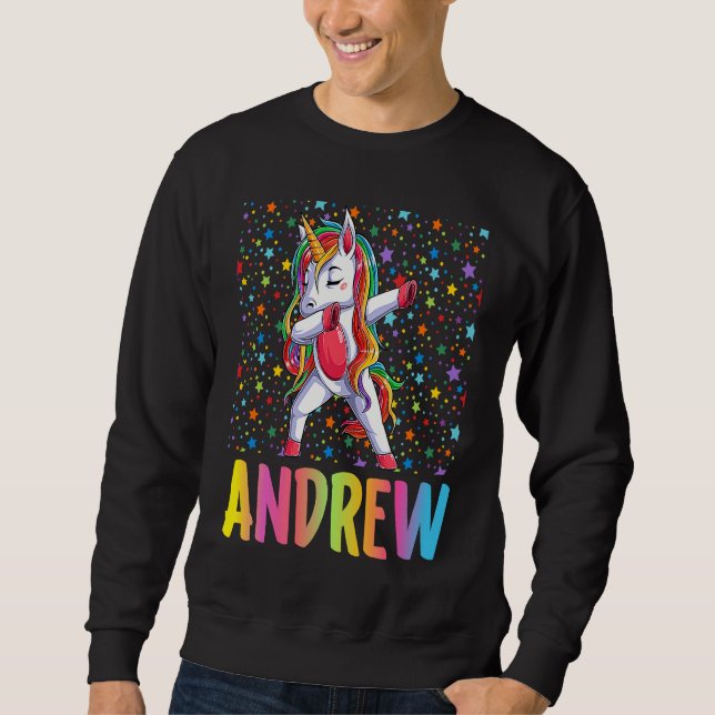 Sweatshirt Dabbing Unicorn Andrew (Devant)