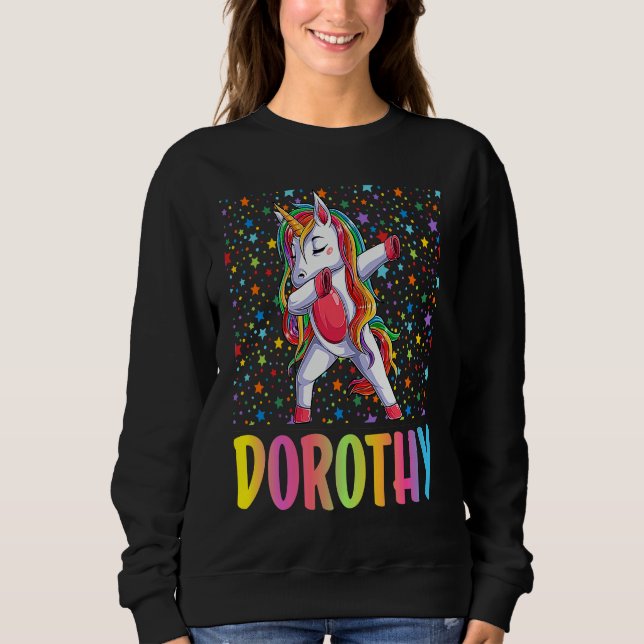 Sweatshirt Dabbing Unicorn Dorothy (Devant)