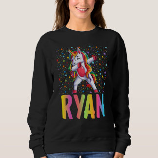 Sweatshirt Dabbing Unicorn Ryan