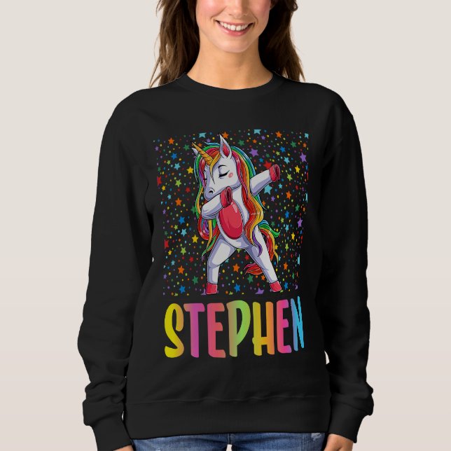 Sweatshirt Dabbing Unicorn Stephen (Devant)