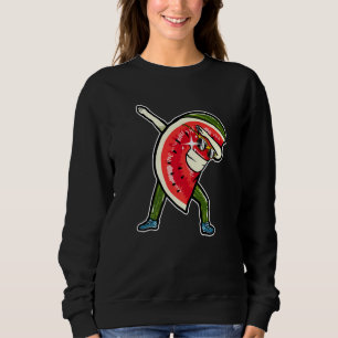Sweatshirt Dabbing Watermelon Dab Dancing Watermelon