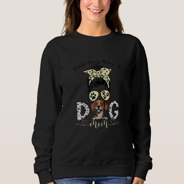 Sweatshirt Dachsbracke Chiens Kinda Occupé Être Un Chien Mo (Devant)