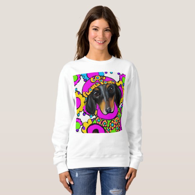 SWEATSHIRT DACHSHUND  (Devant entier)