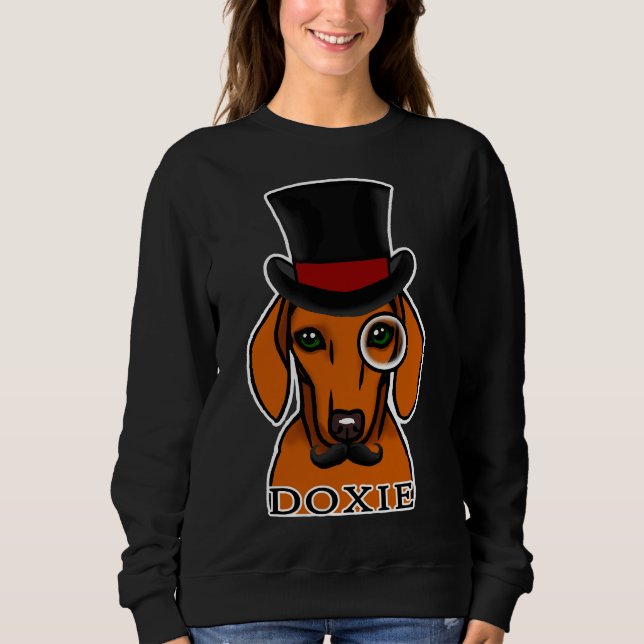 Sweatshirt Dachshund Amateurs Gentleman Doxie (Devant)