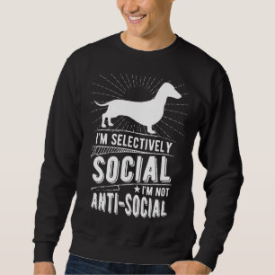 Sweatshirt Dachshund Chemise Cadeau Maman Papa Enfants
