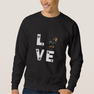 Sweatshirt Dachshund Chien Chien Chiot Amour