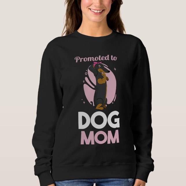 Sweatshirt Dachshund Chien Maman (Devant)