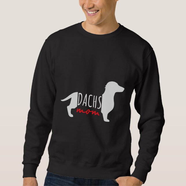 Sweatshirt Dachshund Dachs Maman Dachs Propriétaire Mappage I (Devant)