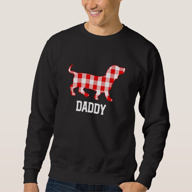 Sweatshirt Dachshund Daddy Mens Weenie Dog Plaid Pajama (Devant)