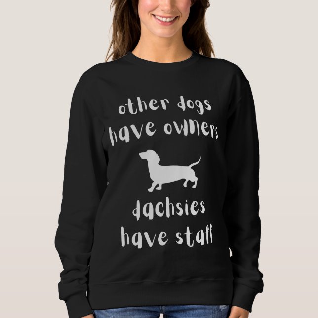 Sweatshirt Dachshund Doxie Wiener Cute (Devant)