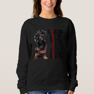 Sweatshirt Dachshund Extraordinaire Aimer Fort Happy Selfless