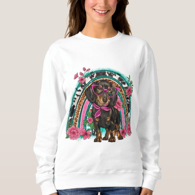 Sweatshirt Dachshund (Femmes) (Devant)